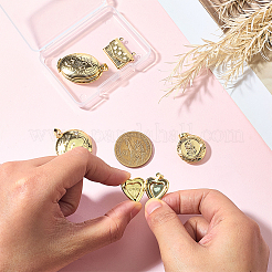 5шт 5 стиля латунные подвески-медальоны&nbsp;KK-SC0007-17