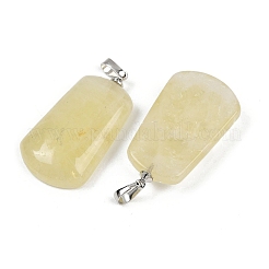 Естественно лимона кварцевые кулоны&nbsp;G-I387-01A-P