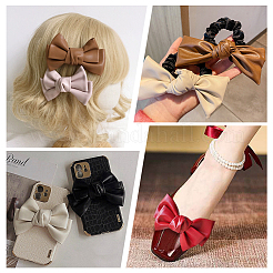 8 шт. 4-х цветные аксессуары из искусственной кожи с бантом&nbsp;DIY-PH0013-38