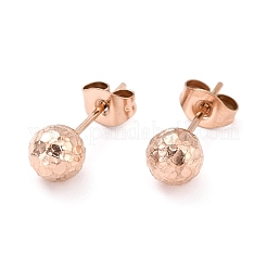 Ионное покрытие (ip) 304 нержавеющая сталь гвоздики фурнитура для сережек&nbsp;STAS-I183-09A-RG