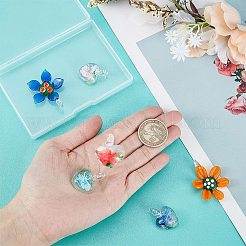 6 шт. 6 стильных светящихся подвесок в стиле лэмпворк ручной работы&nbsp;LAMP-SC0001-19