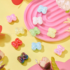 10шт УФ-покрытие непрозрачные акриловые бусины&nbsp;OACR-TA0004-06