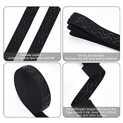 10 ярд нескользящей прозрачной силиконовой полиэстеровой резинки&nbsp;SRIB-GF0001-26A-02