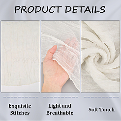 Салфетки из мятой полиэфирной столовой ткани&nbsp;AJEW-WH20020-115E