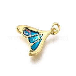 Латунь эмаль подвески&nbsp;KK-F899-07G