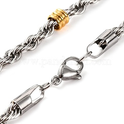 Ожерелья из нержавеющей стали 304 для женщин&nbsp;LS-NJEW-G140-15GP