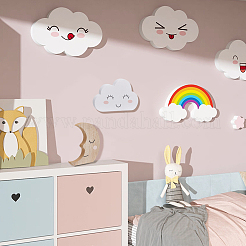 2 шт. 2 стиля декора стен из МДФ&nbsp;HJEW-FG0001-25