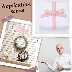 Двусторонняя бархатная лента из полиэстера&nbsp;SRIB-WH20020-040A-05