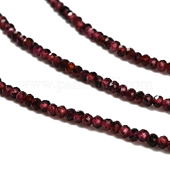 Гранат природный бисер нитей&nbsp;LS-G-RM2025-08-2mm