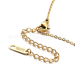 Колье с навесным замком и ключом из натуральной раковины&nbsp;NJEW-P229-15G