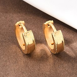 Серьги-кольца из нержавеющей стали 304&nbsp;EJEW-L307-06G