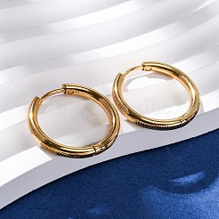 Серьги-кольца из нержавеющей стали 304&nbsp;EJEW-D331-09G