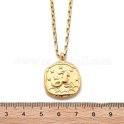 Ожерелья с подвесками в виде созвездий из нержавеющей стали 304&nbsp;LS-NJEW-K392-01G-10