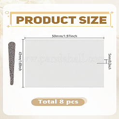 8 шт. самоклеящиеся уплотнительные полоски из полиуретана и пены&nbsp;AJEW-LP0001-46