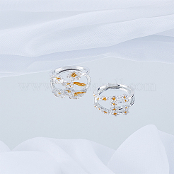 2 шт. 2 стиля кольца из сплава для женщин&nbsp;RJEW-LP0003-58