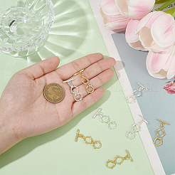 2 цвет латунные застежки-тоглы&nbsp;KK-BC0013-94