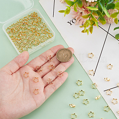 120шт стойка с покрытием латунные бусины рамки&nbsp;KK-PH0010-78G