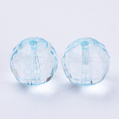 Прозрачные акриловые бусины&nbsp;LS-TACR-Q254-8mm-V38