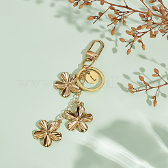 Брелки в виде цветов из нержавеющей стали 304&nbsp;KEYC-ME00016-01