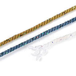 27 м сегментно окрашенные круглые полиэфирные витые шнуры&nbsp;OCOR-N009-02A-10