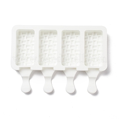 Пищевые силиконовые Молды для мороженого прямоугольной Молды «сделай сам»&nbsp;DIY-D062-05B