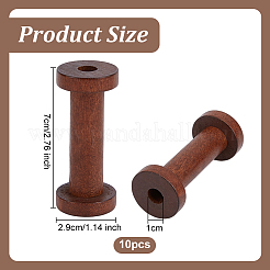 Деревянные пустые катушки для проволоки&nbsp;WOOD-WH0029-147