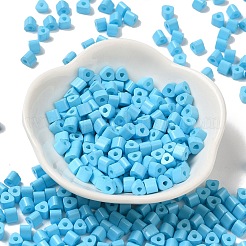 Запекание расписной стеклянной бусины&nbsp;SEED-H002-K-D303