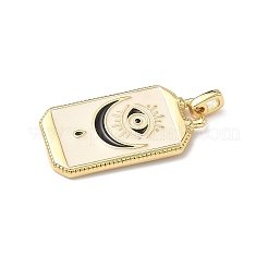 Карты таро латунные эмалевые подвески&nbsp;KK-Q068-56G-02