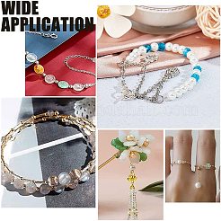 1000 шт. 2-х цветные разделительные бусины из нержавеющей стали 304&nbsp;STAS-UN0025-49