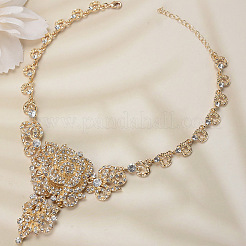 Комплект из ожерелья с подвеской из цветочного сплава и серег-гвоздиков&nbsp;FS-WG26700-01