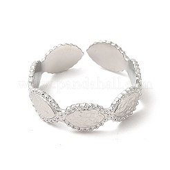 Кольцо-манжета с открытым конским глазом из нержавеющей стали 304&nbsp;LS-RJEW-E063-26P