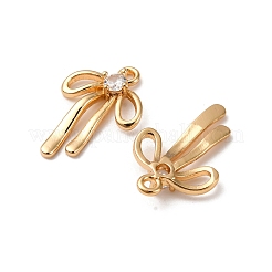 Латунные микропаве прозрачные подвески с фианитом&nbsp;KK-Z112-42G