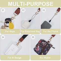 Эластичные шейные ремни из полиэстера&nbsp;AJEW-CL0001-43A