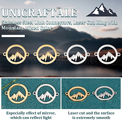 12 шт. 2-х цветные соединительные элементы из нержавеющей стали 201&nbsp;STAS-UN0028-30