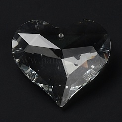 Прозрачные стеклянные подвески&nbsp;GLAA-R223-14B