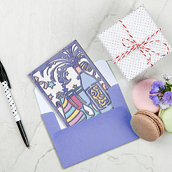 Углеродистая сталь разрезает трафареты DIY-WH0309-2124