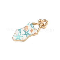 Летние эмалевые подвески из сплава&nbsp;ENAM-I067-01KCG-03