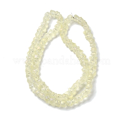 Стеклянные бусины с гальваническим покрытием &nbsp;EGLA-Q127-A02-01H