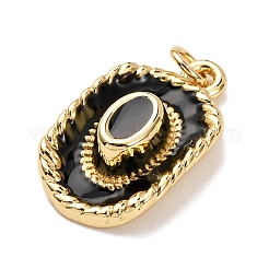 Латунь эмаль подвески&nbsp;KK-K408-66G-05