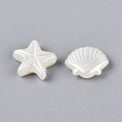 Бусины из искусственного жемчуга из АБС-пластика с океанской тематикой&nbsp;OACR-T028-85