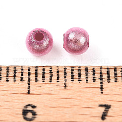 Лакированные бусины из акрила &nbsp;MACR-Q154-4mm-05