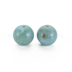 Круглый имитация драгоценных камней акриловые бусины&nbsp;OACR-R029-12mm-06