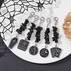 Подвески из натурального обсидиана&nbsp;HJEW-JM01270