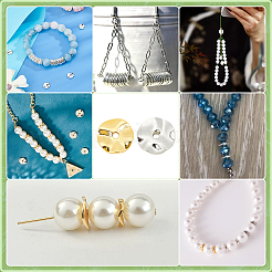 60шт 2 цвета латунные дистанционные бусины&nbsp;KK-PH0012-52