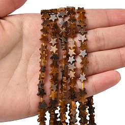 Природных тигровый глаз бисер нитей&nbsp;G-F817-A06-01