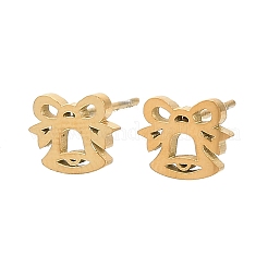 Серьги-гвоздики из нержавеющей стали 304&nbsp;LS-EJEW-I321-01G-02