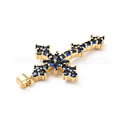 Стойки обшивки латунь микро проложить Циркон подвеску&nbsp;KK-E060-14G