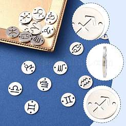 24 шт. 12 стиля 201 звеньев/соединителей из нержавеющей стали&nbsp;STAS-FS0001-98