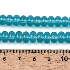 Имитация нефритовые четки стекла GLAA-ZX008-8mm-17H