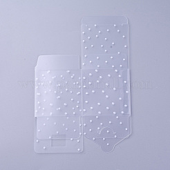 Прозрачная пластиковая ПВХ коробка подарочная упаковка&nbsp;LS-CON-WH0068-05